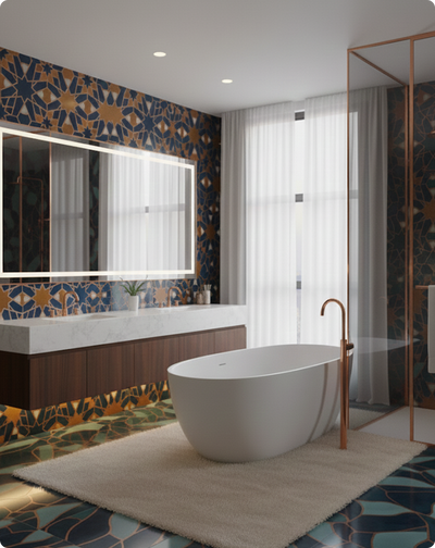 Rustic Textured Tiles